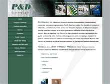 Tablet Screenshot of pdelectricinc.com